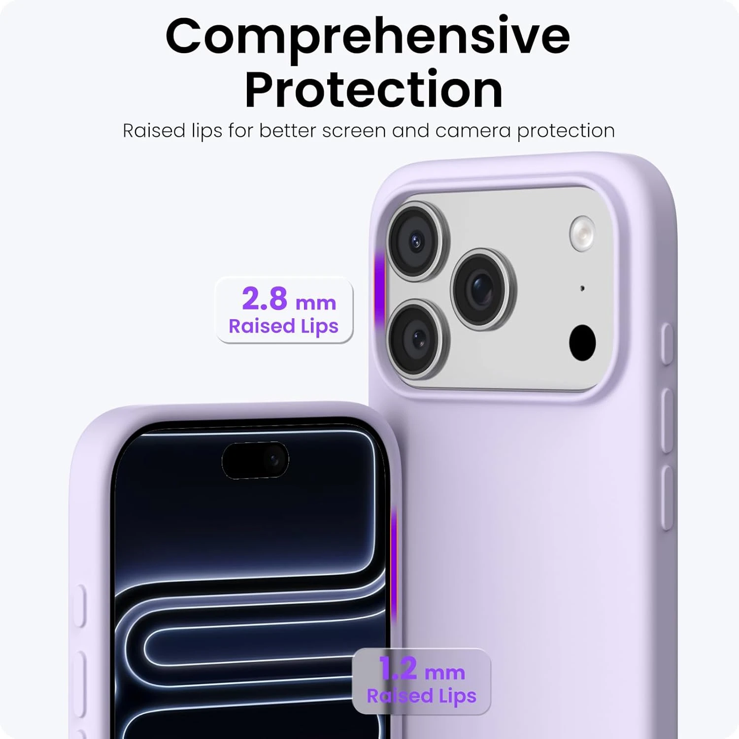LIQUID SILICON CASE -L. PURPLE iPHONE 17 PRO