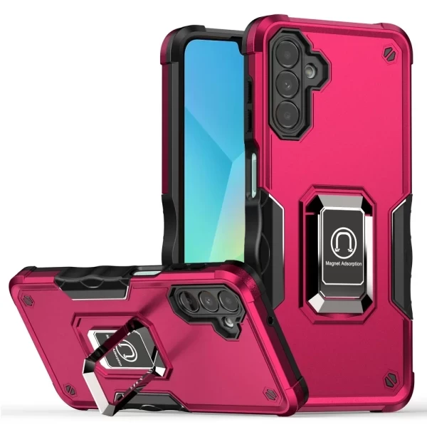 OPTIMUM Magnetic Ring Stand Hybrid Case - HOT PINK  GALAXY A16 5G