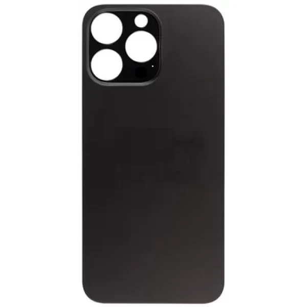 BACK GLASS NO LOGO iPhone 15 PRO MAX - BLACK TITANIUM