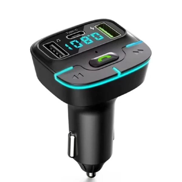 (IV) Multifunction Wireless MP3 Car Adapter Call & FM Transmitter (C6) - BLACK  ALL MODEL