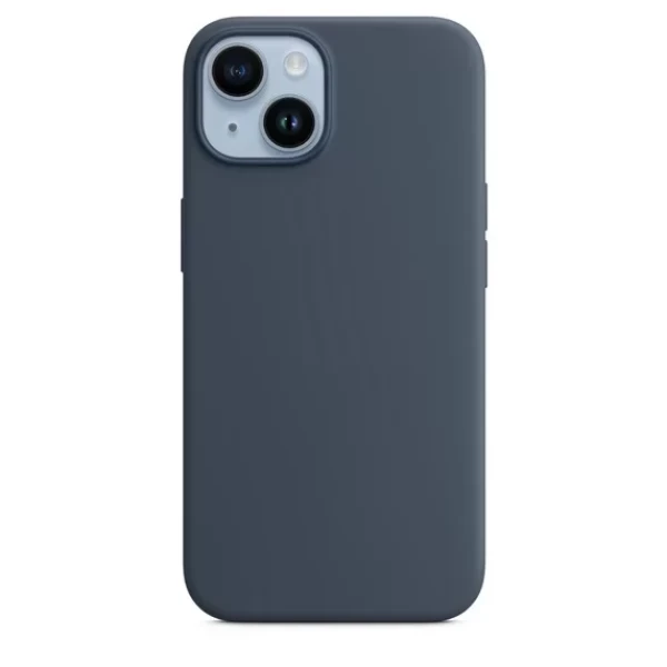 IPHONE 15 PRO LIQUID SILICONE CASE (NO LOGO) - NAVY BLUE  IPHONE 15 PRO