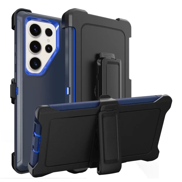 HEAVY DUTY CASE WITH CLIP - DARK BLUE  GALAXY S25 ULTRA