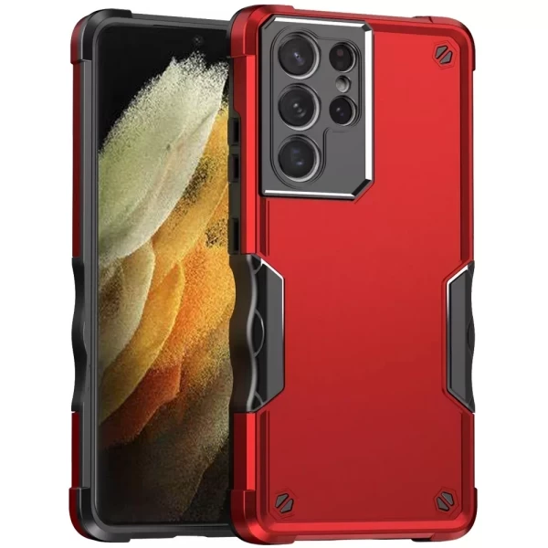 ENVOY SERIES CASE - RED GALAXY S21 ULTRA