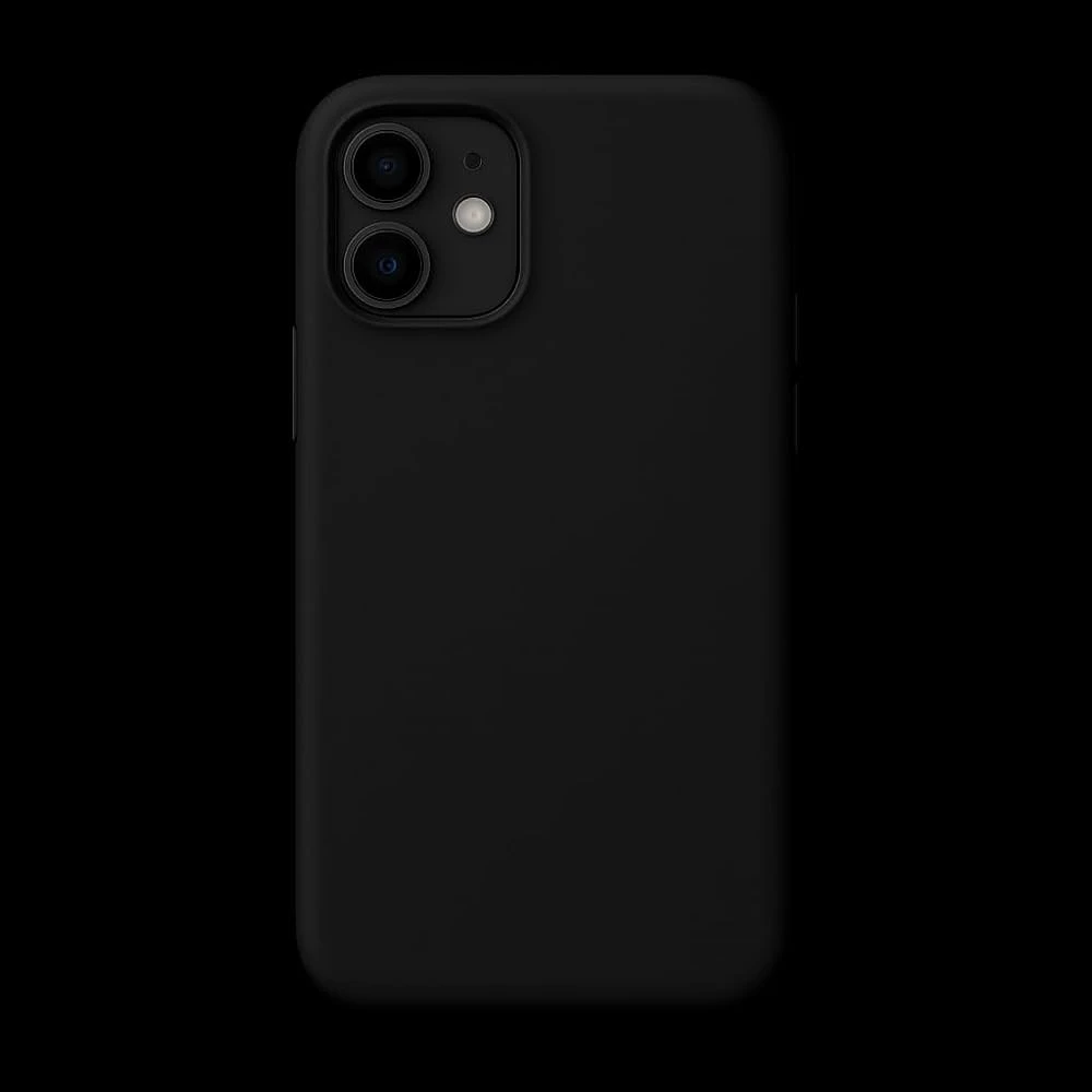 LIQUID SILICON CASE -BLACK iPHONE 11