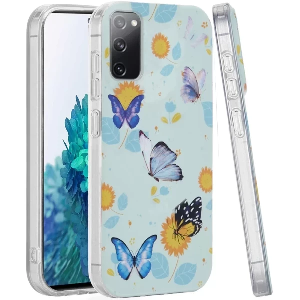 Double Layer Design IMD TPU Case - Mystic Butterflies  GALAXY S20 ULTRA (6.9 INC)