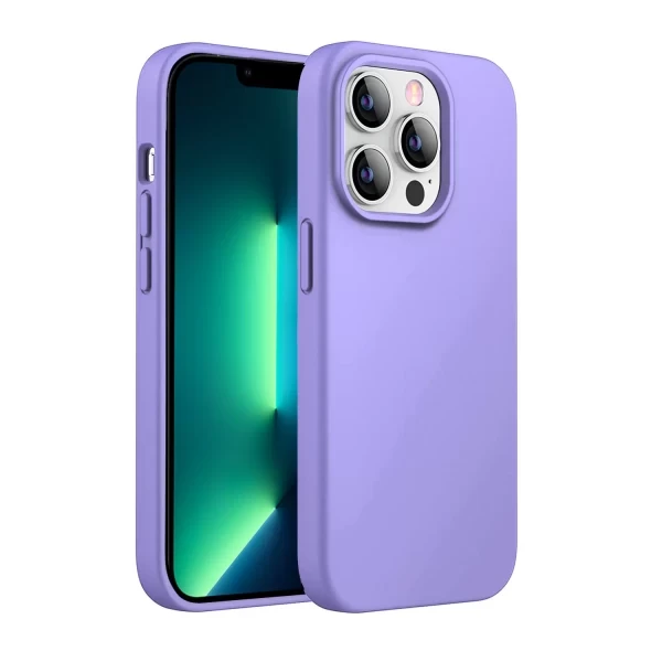 LIQUID SILICON CASE -L. PURPLE iPHONE 12 PRO