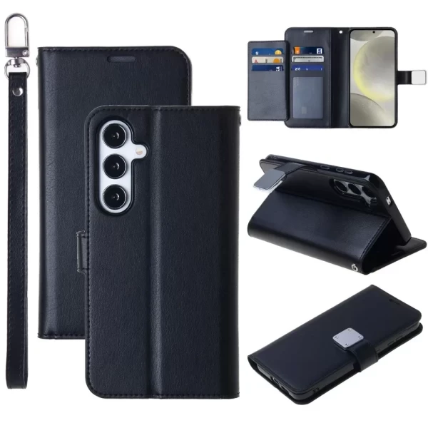 PRESTIGE WALLET - BLACK- (N1)  GALAXY S25 PLUS