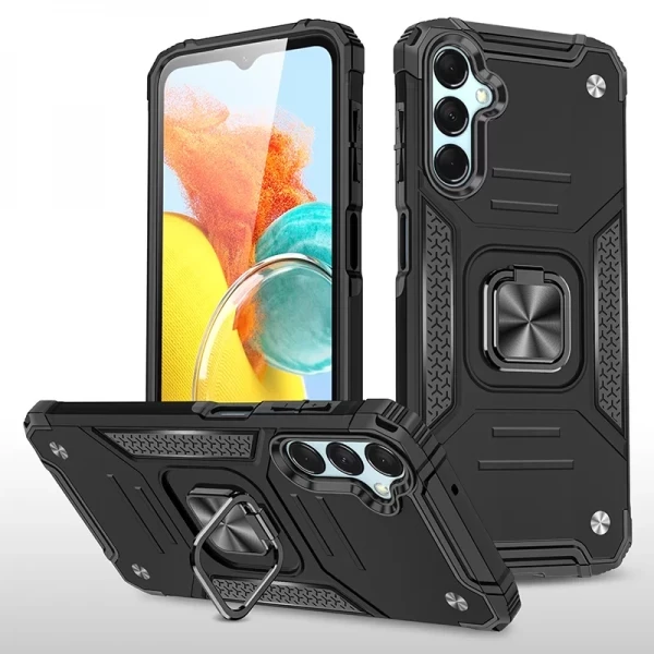 Robust Magnetic Kickstand Hybrid Case Cover - Black Galaxy A26 5G